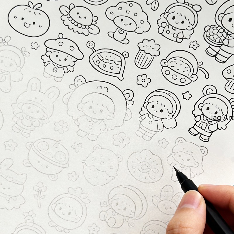 Food And Snacks Coloring Book - Anxious Relief Hand Picture Book, Copy