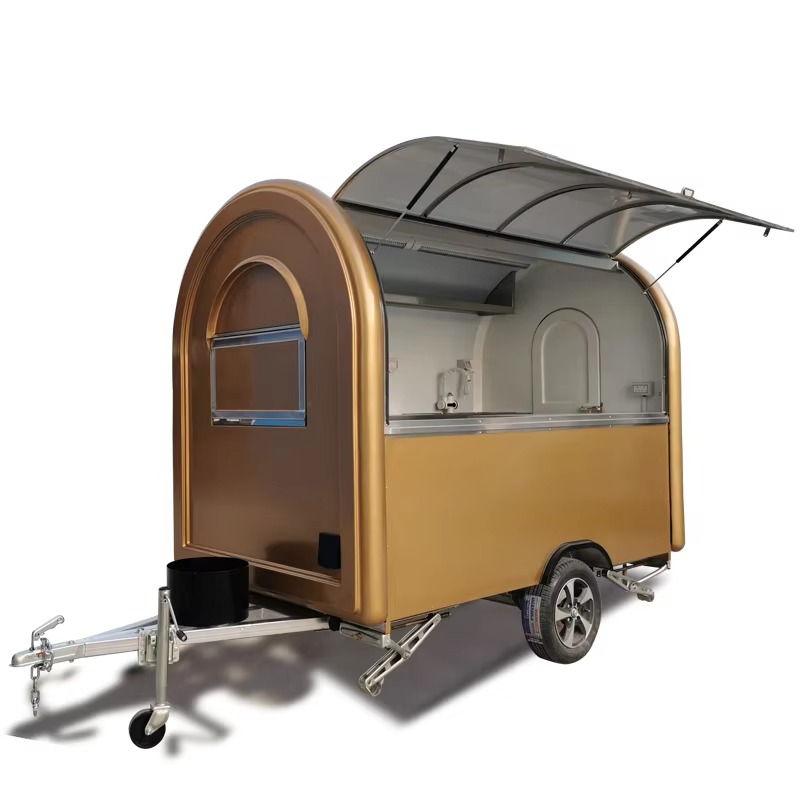 Food Truck With Snacks - Mobile Food Trucks Coffee Food Trailer