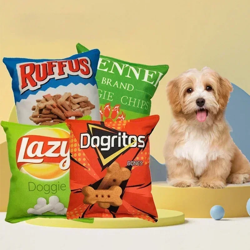 Food Snacks Chips - Potato Chip Bag Funny Dog Toys