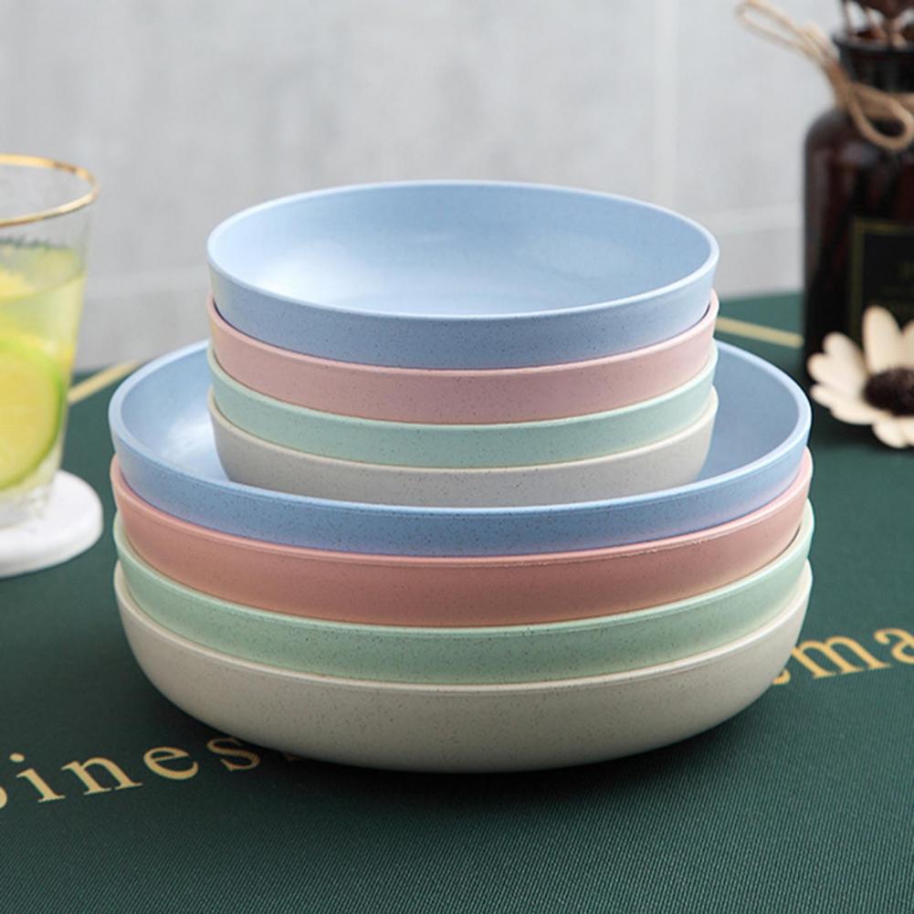 Food Snacks With Fiber - Wheat Fiber Plate Microwave Plastic Plates