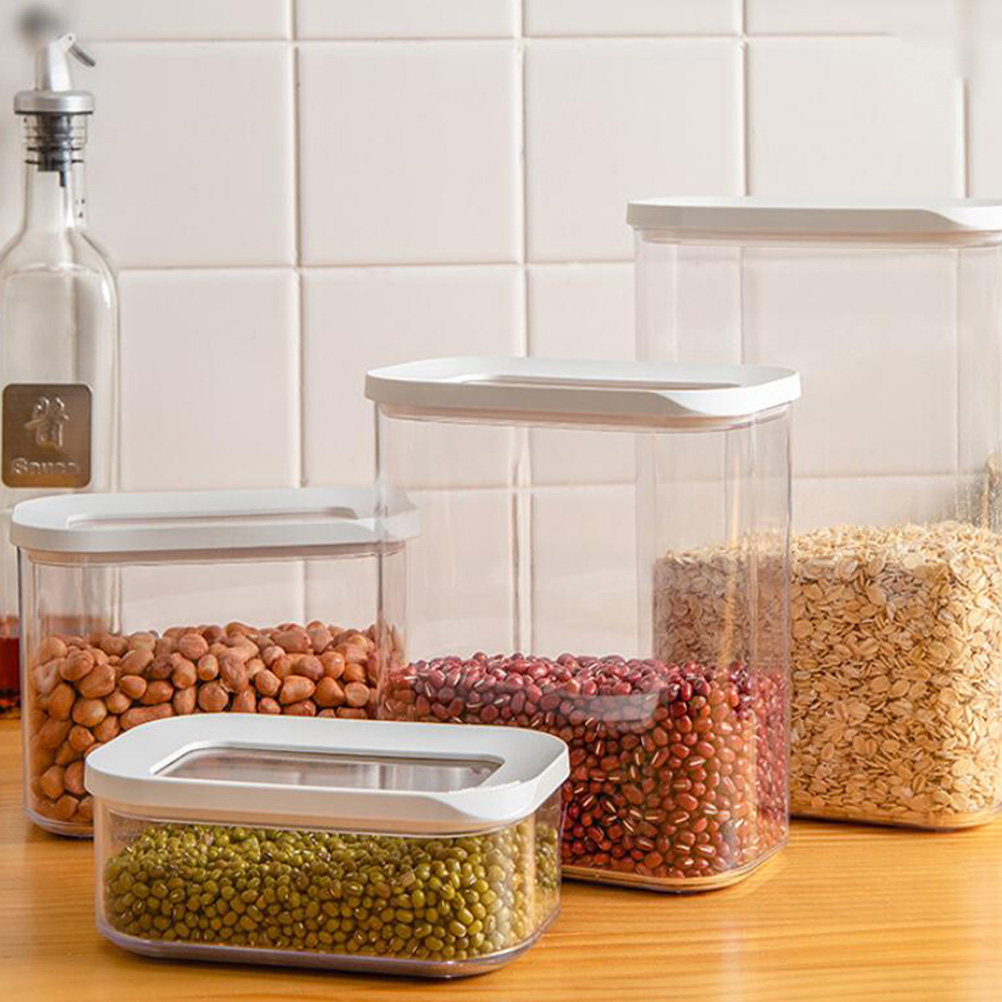 Quality Food Snacks - 1Pcs Transparent Kitchen Food Storage Box