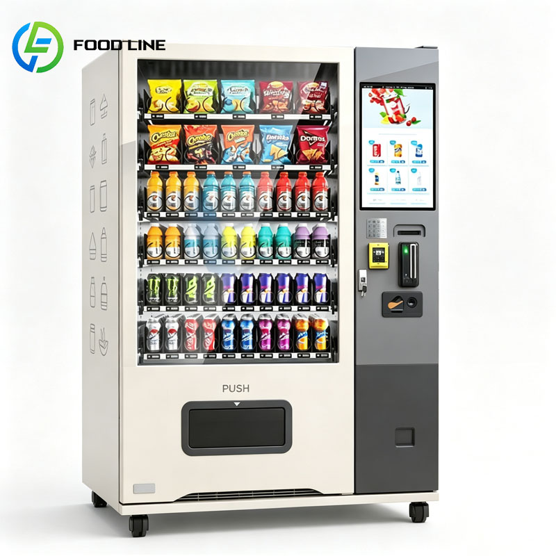 Food Snacks Drinks - Beverage Vending Machine Commercial Automatic Cold