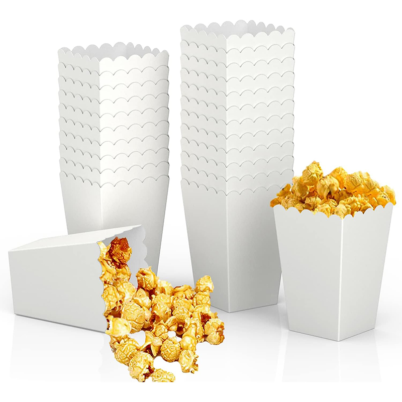 Food Snacks For Christmas - 12pcs Paper Candy Cartons Popcorn Box