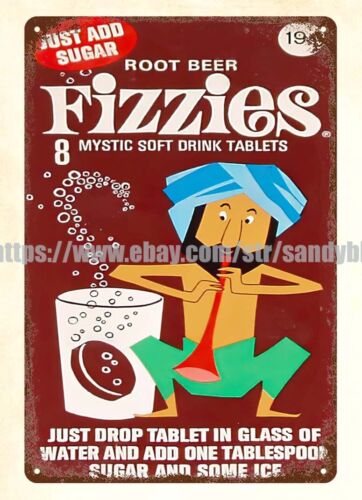 Food Snacks Drinks - Fizzies 1960s soft drink tablets food