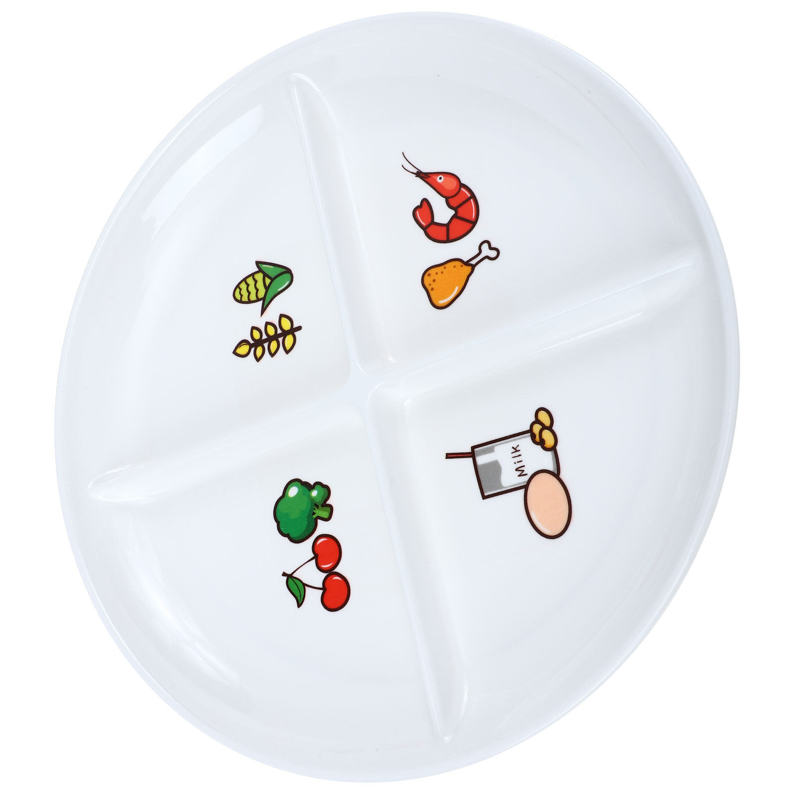 Quality Food Snacks - Multi-Grids Food Tray High Quality Melamine