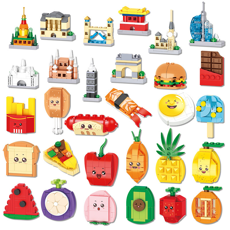 Food Snacks Ideas - 10in1 Cute Architectural Street View Foods