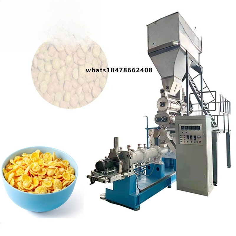 Food Snacks Making Machine - Crispy Corn Flakes Breakfast Cereals Making