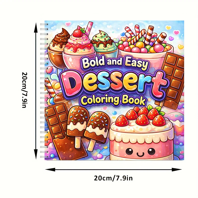 Coloring Book Easy Dessert for - Food And Snacks Coloring Book recension och pris