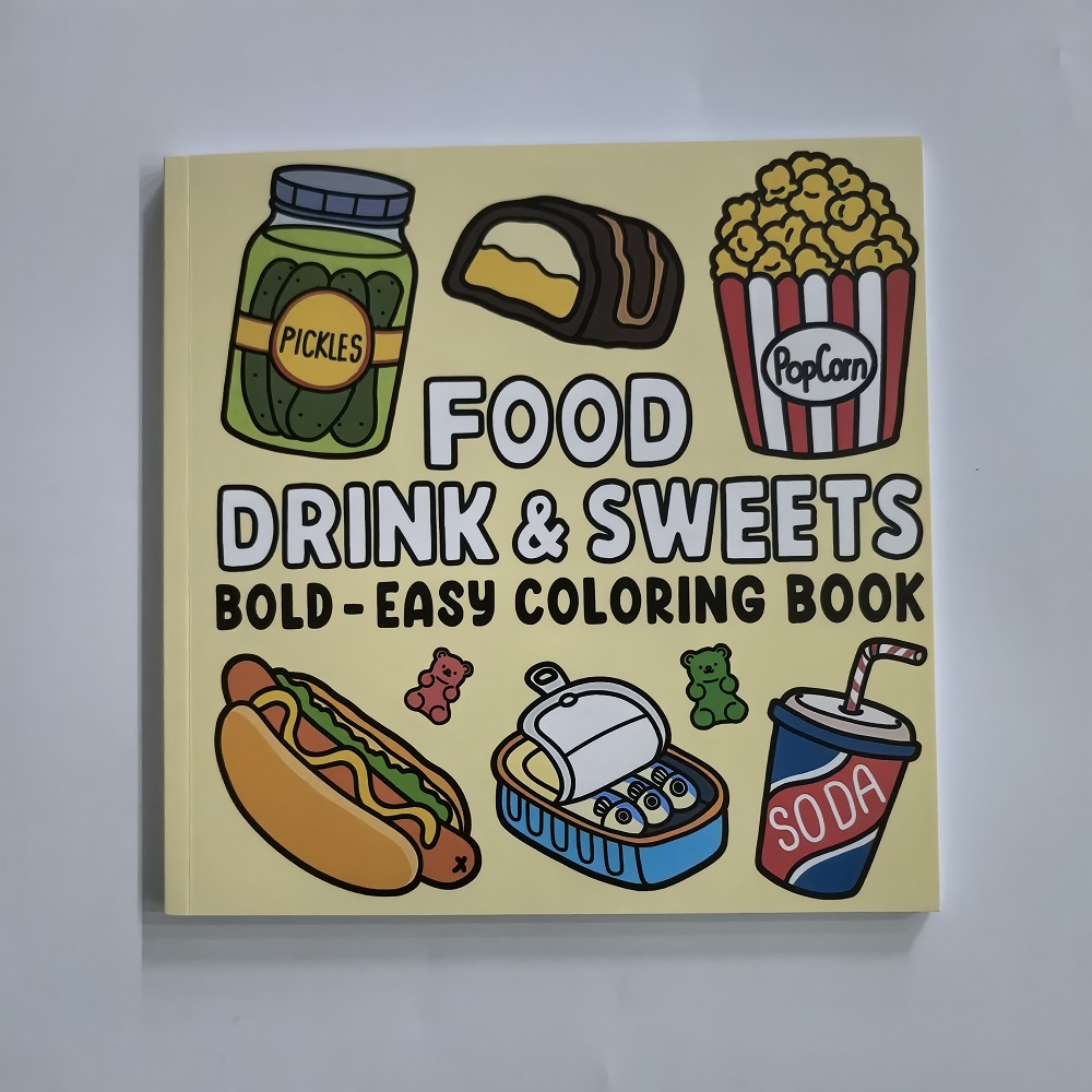 Food Drinks and Desserts Color - Food And Snacks Coloring Book recension och pris