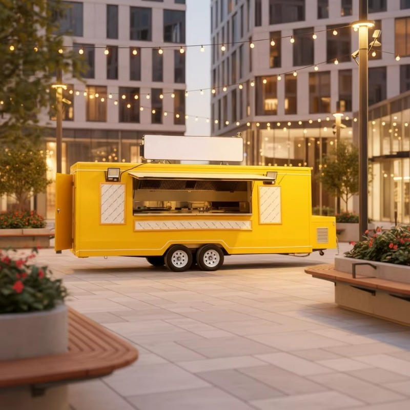 Mobile Kitchen Vending Food Tr - Food Truck With Snacks recension och pris