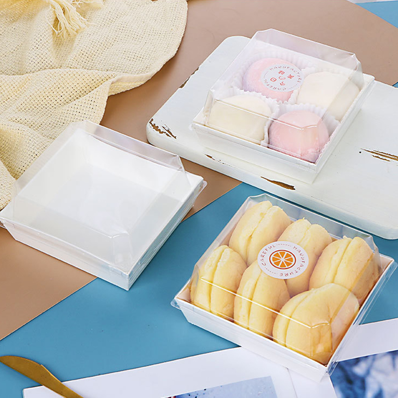 50Pcs Kraft Paper Box Bento Br - Food Snacks For Christmas recension och pris