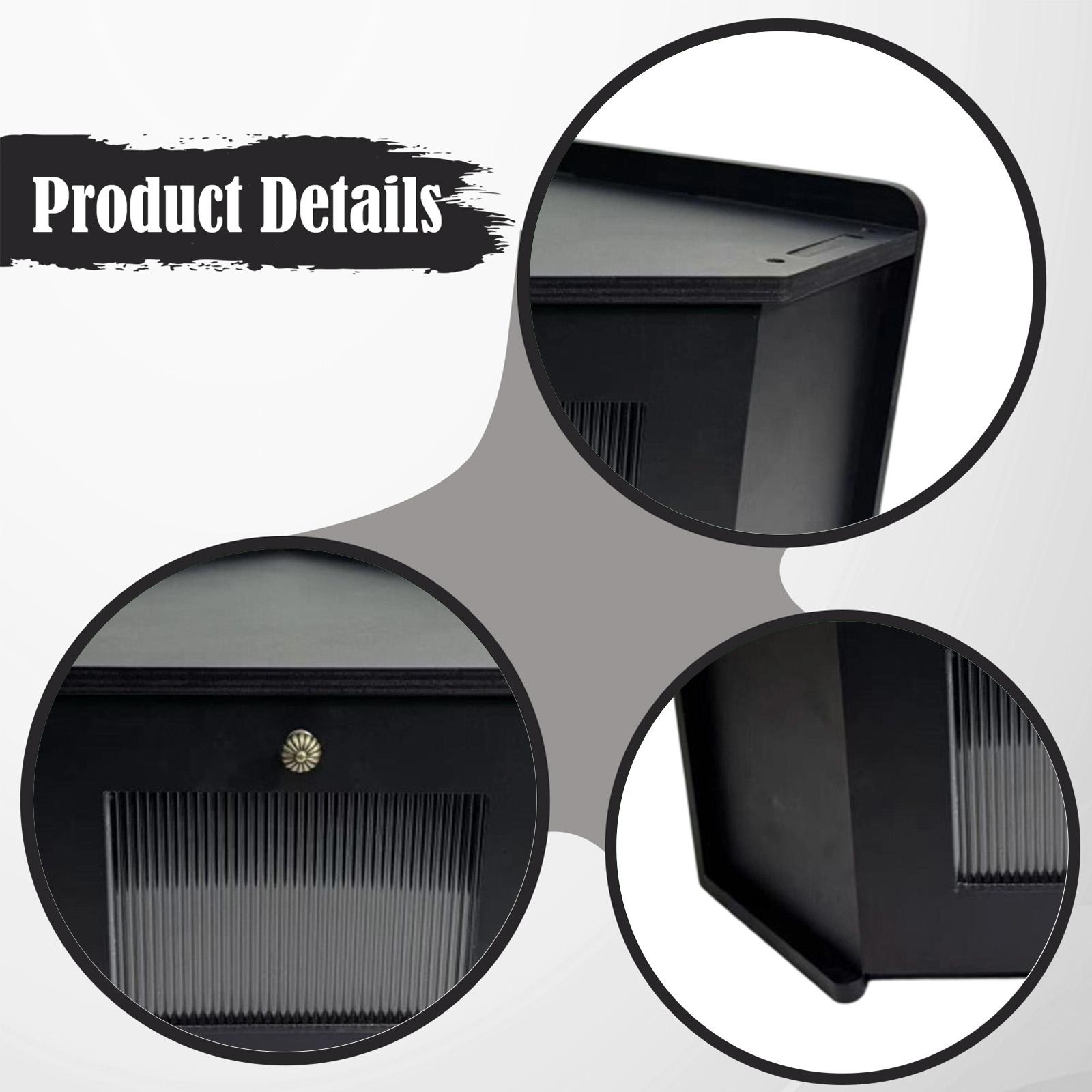 Home Wooden Bread Storage Bin  - Food Snacks That Are Black recension och pris