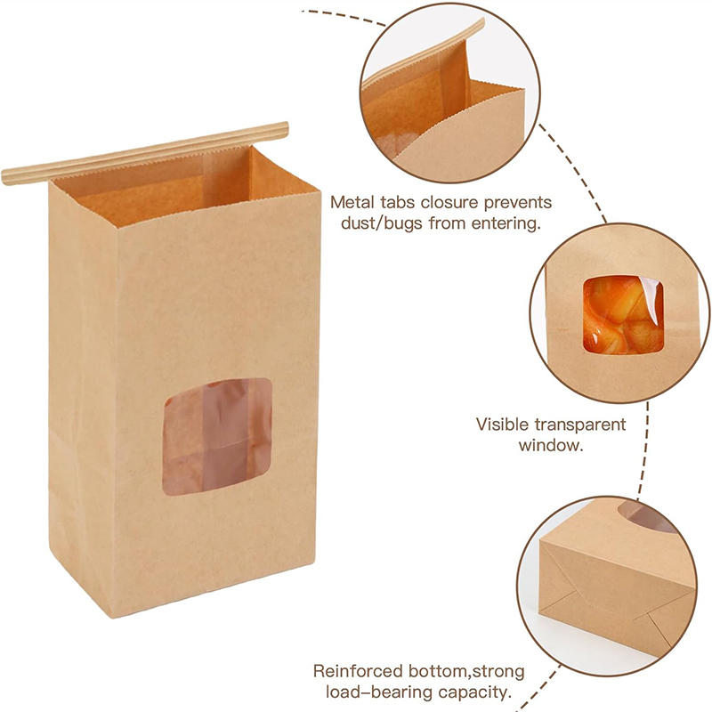 10Pcs Bakery Bags, Window Seal - Food Snacks For Christmas recension och pris