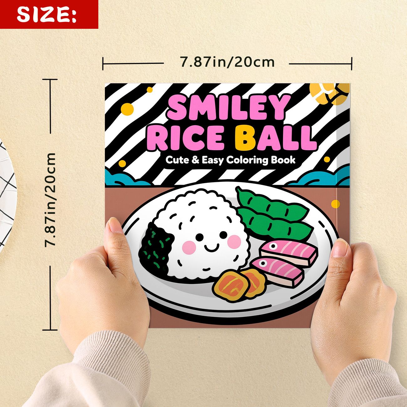 Smiley Rice Ball Coloring Book - Food And Snacks Coloring Book recension och pris