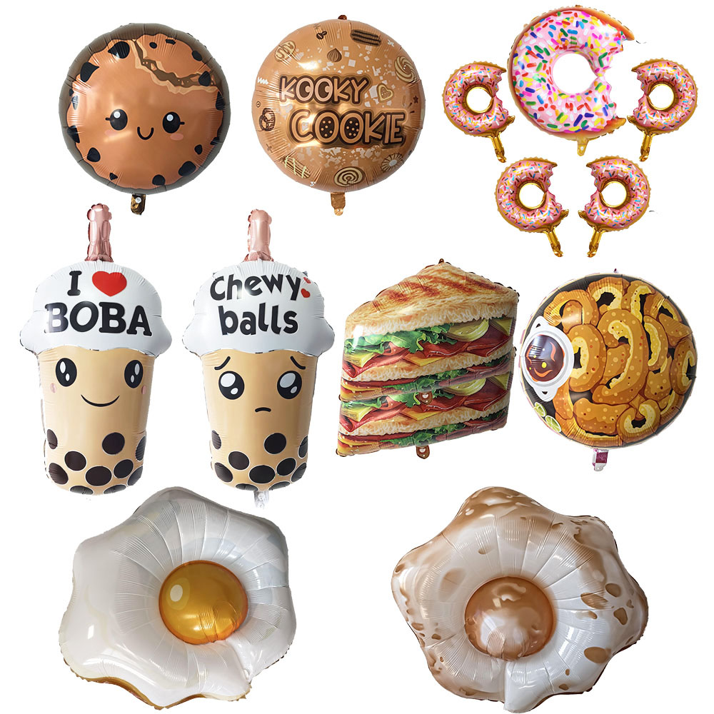 Food Themed Balloons Giant Fri - Food Snacks Chips recension och pris