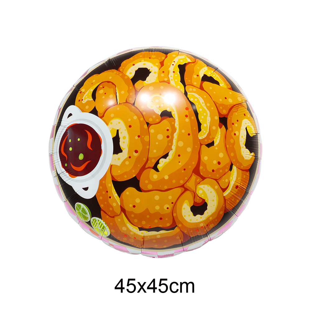 Food Themed Balloons Giant Fri - Food Snacks Chips recension och pris