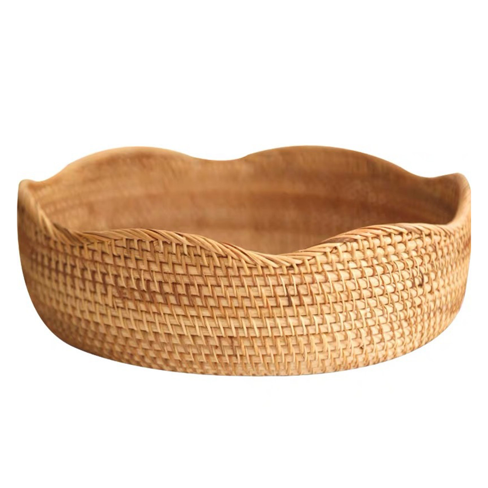Handmade Rattan Round Food Sto - Food Snacks With Fiber recension och pris