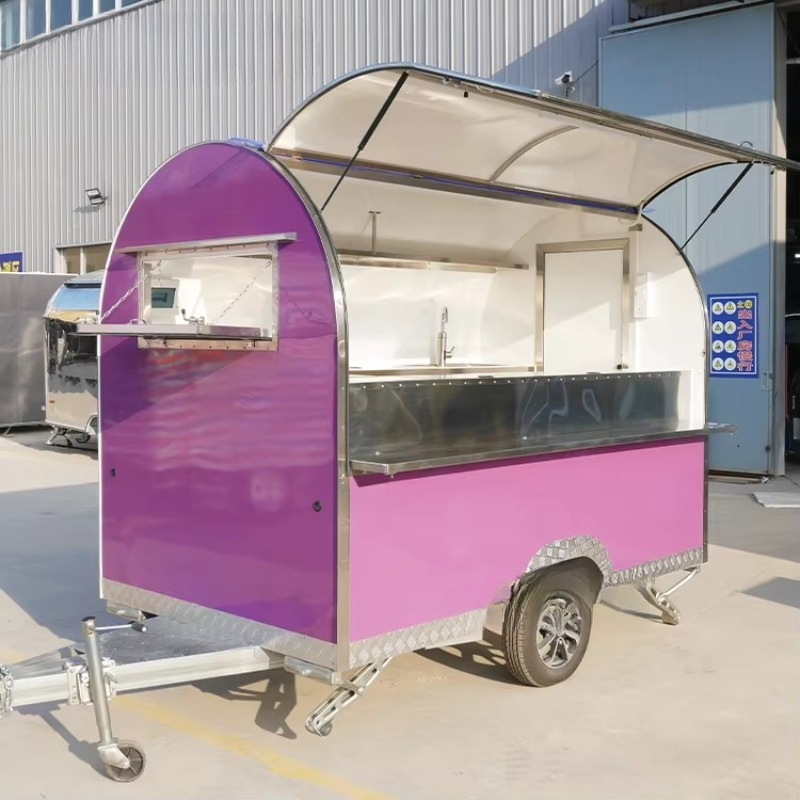 Outdoor Street Fast Food Stall - Food Truck With Snacks recension och pris