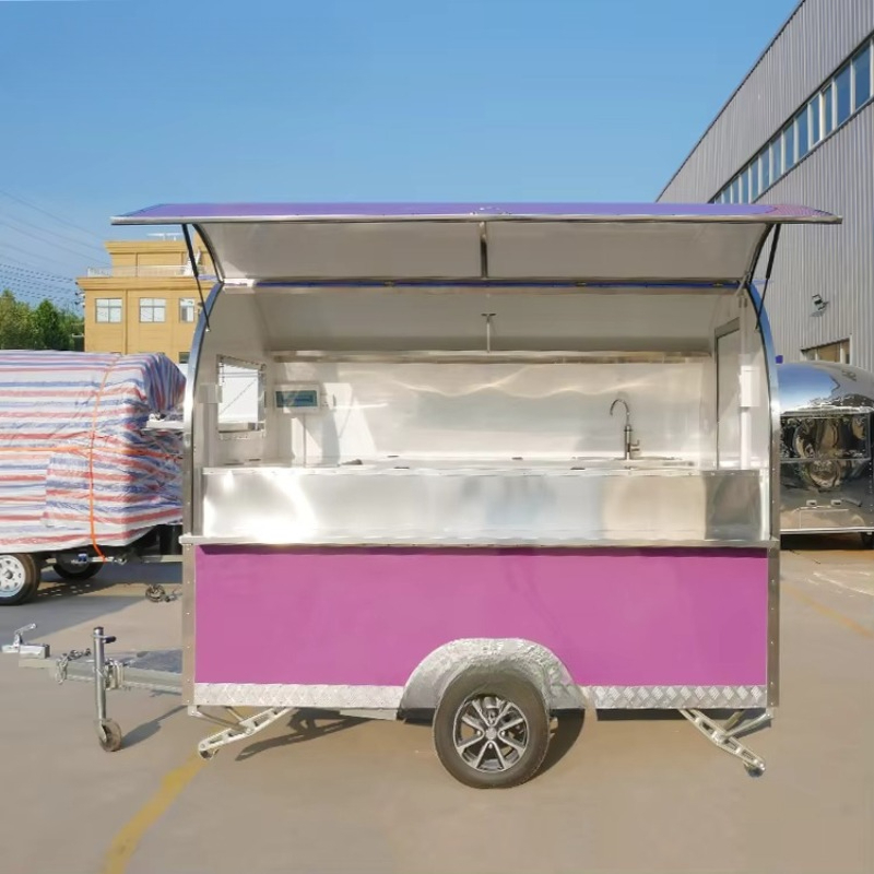 Outdoor Street Fast Food Stall - Food Truck With Snacks recension och pris