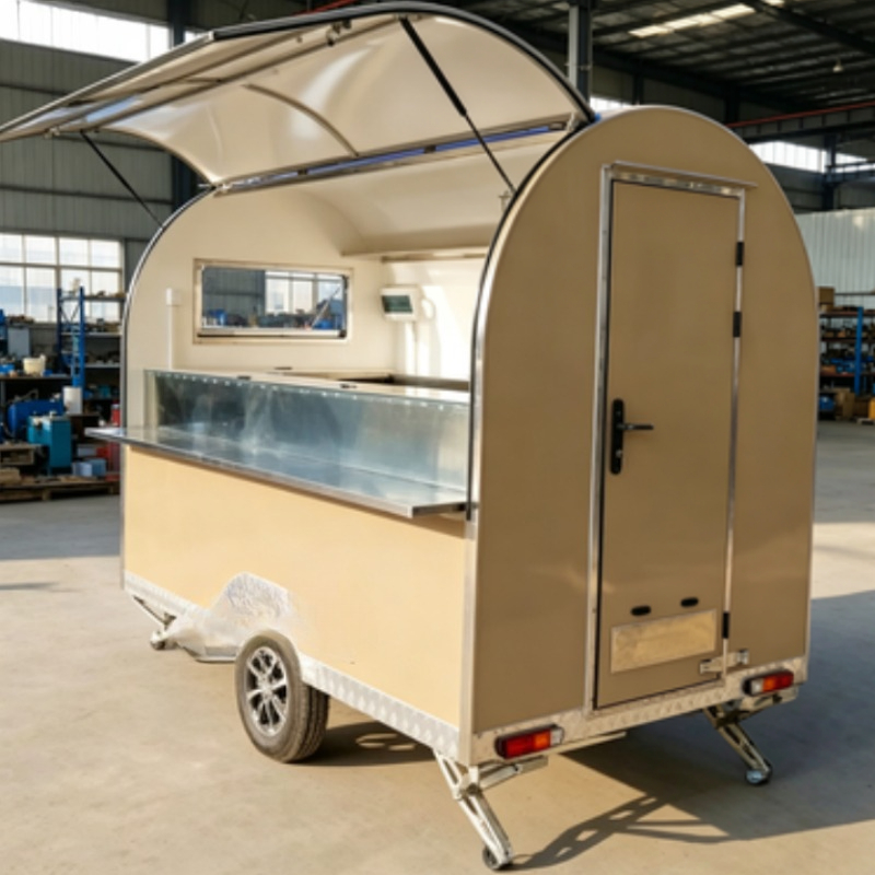 Outdoor Street Fast Food Stall - Food Truck With Snacks recension och pris