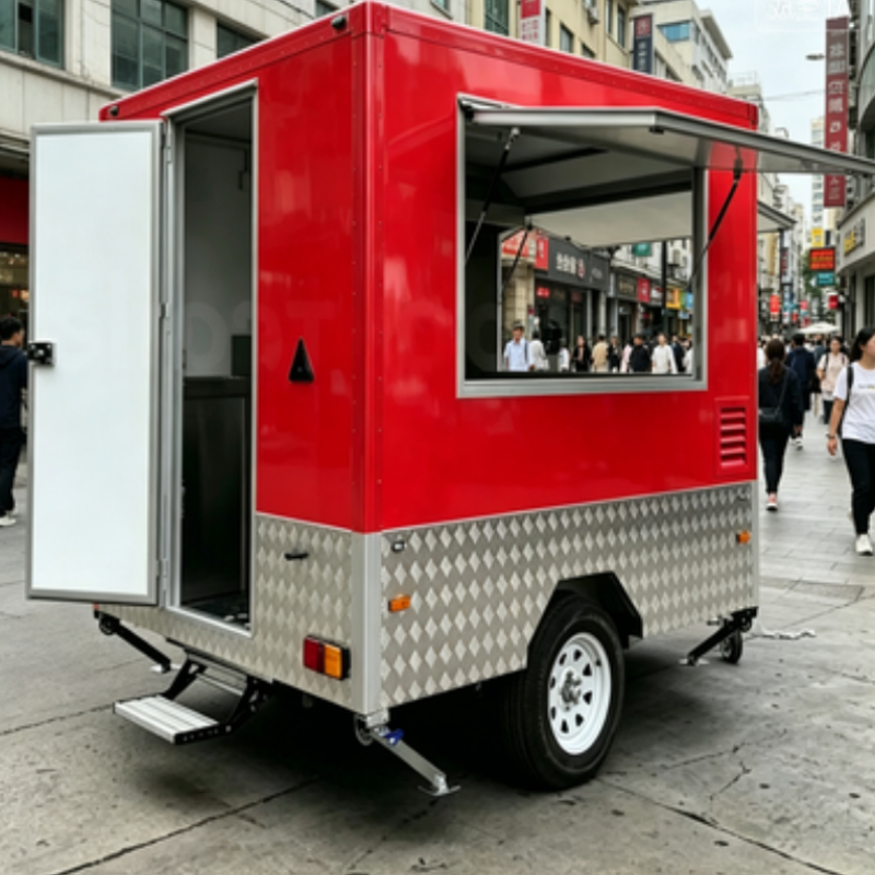 Fast Food Mobile Kitchen Conse - Food Truck With Snacks recension och pris