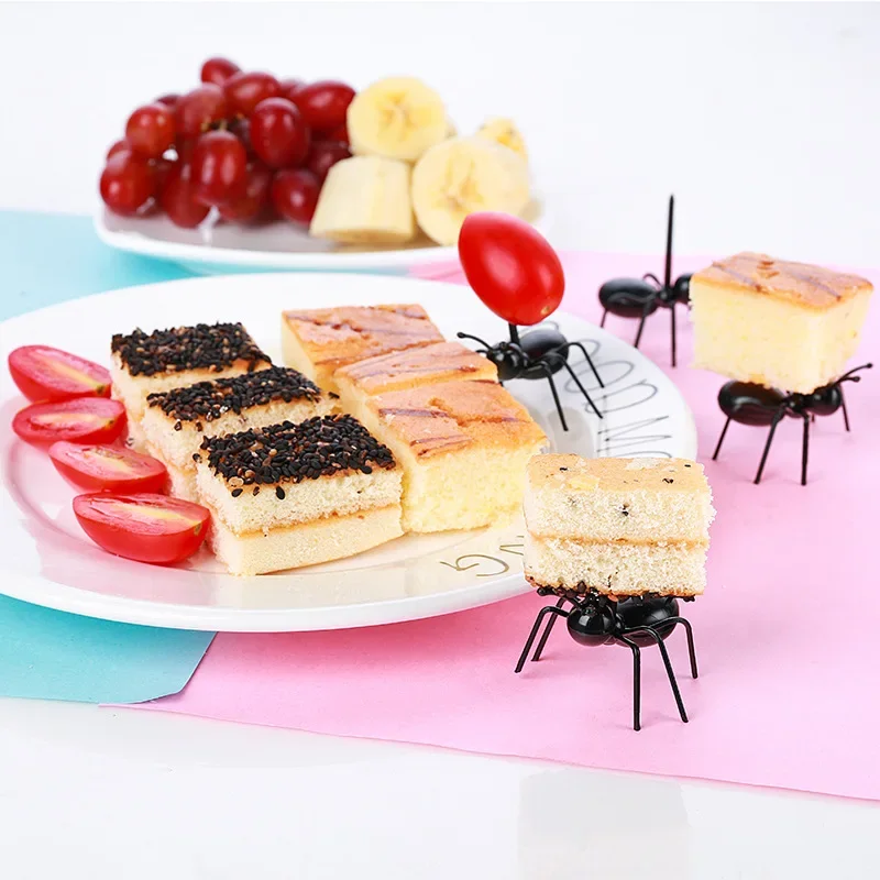 112Pcs/Set Black Ants Toothpic - Food Snacks That Are Black recension och pris