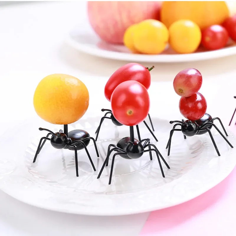 112Pcs/Set Black Ants Toothpic - Food Snacks That Are Black recension och pris
