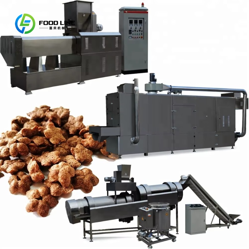 Customized Double Screw Extrud - Food Snacks Making Machine recension och pris