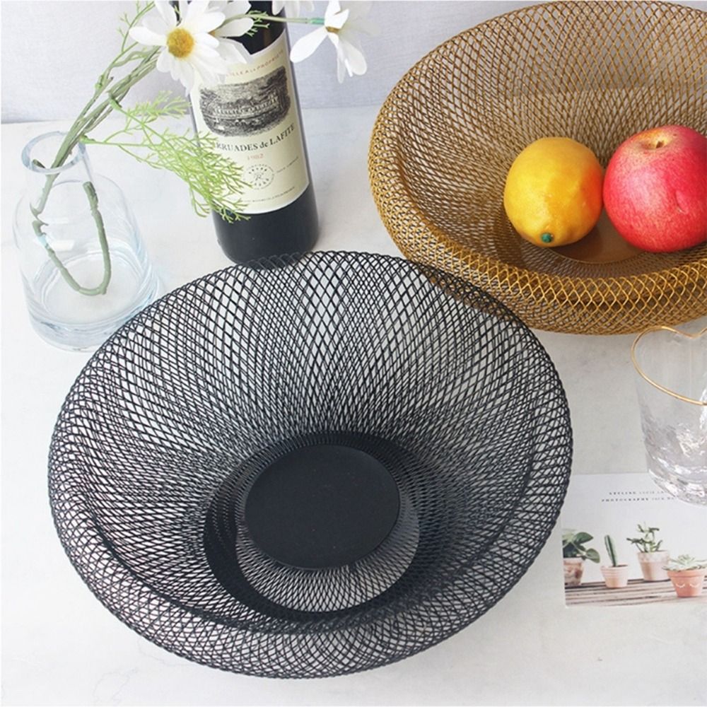 Black/Gold Iron Art Fruit Bask - Food Snacks That Are Black recension och pris