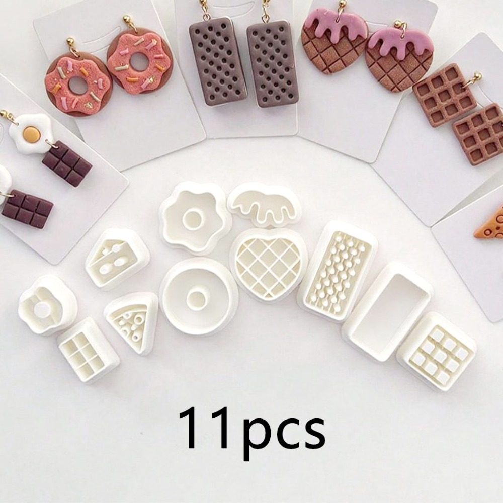 11Pcs/set Snack Themed Polymer - Food Stamps Snacks recension och pris