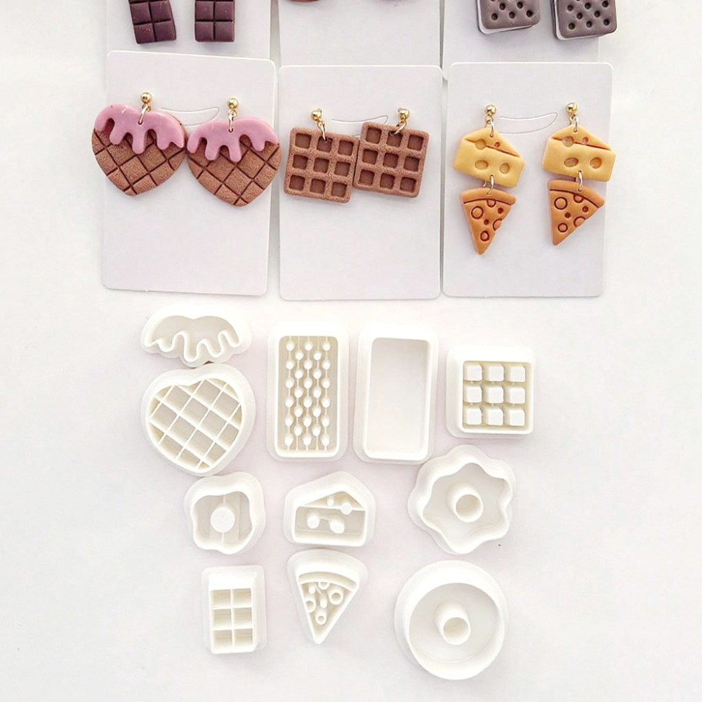 11Pcs/set Snack Themed Polymer - Food Stamps Snacks recension och pris