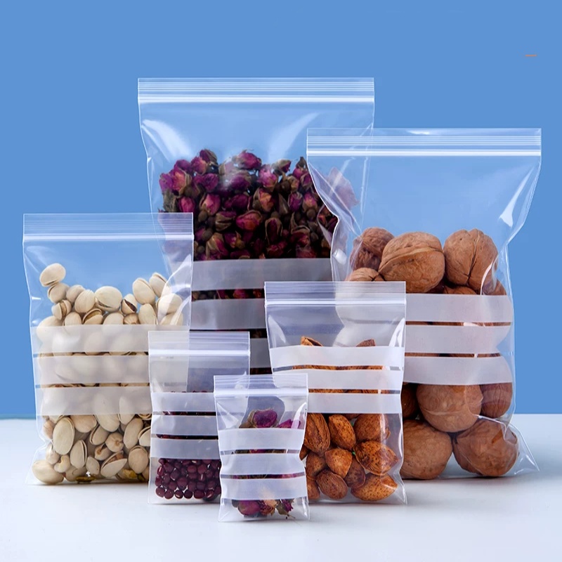 200PCS PE Clear Plastic Writin - Food Snacks For Christmas recension och pris