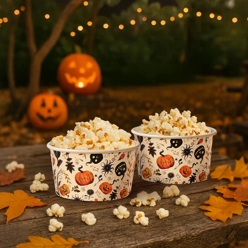 10/30/50Pcs Halloween Paper Bo - Food Snacks That Are Black recension och pris