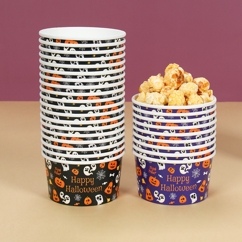 10/30/50Pcs Halloween Paper Bo - Food Snacks That Are Black recension och pris