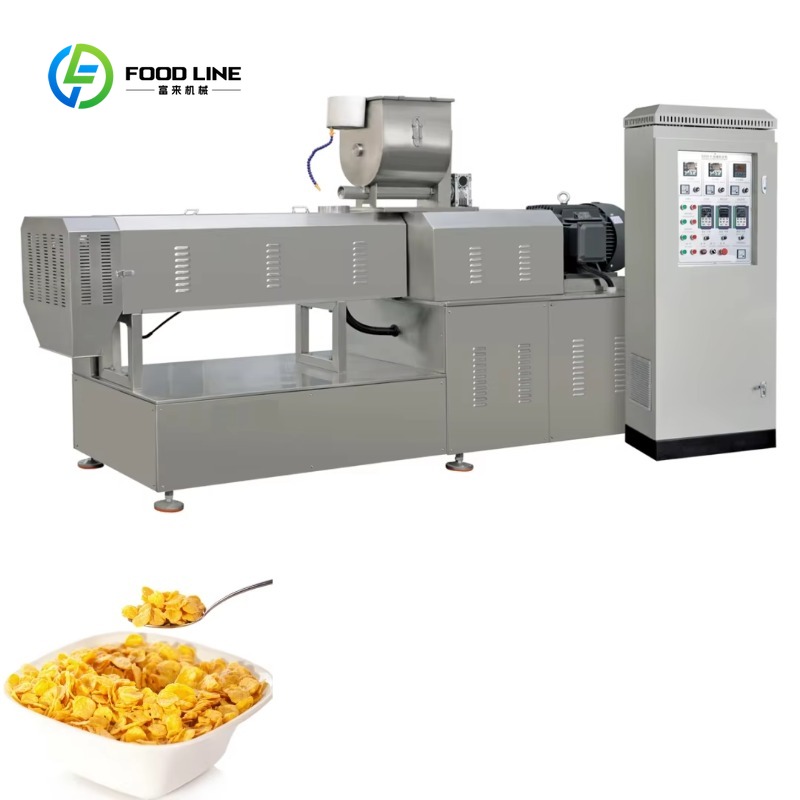 Customized Twin Screw Extruder - Food Snacks Making Machine recension och pris