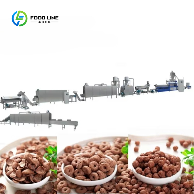 Customized Twin Screw Extruder - Food Snacks Making Machine recension och pris