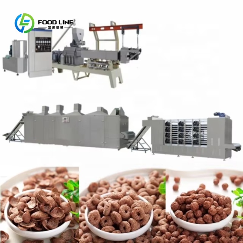 Customized Twin Screw Extruder - Food Snacks Making Machine recension och pris