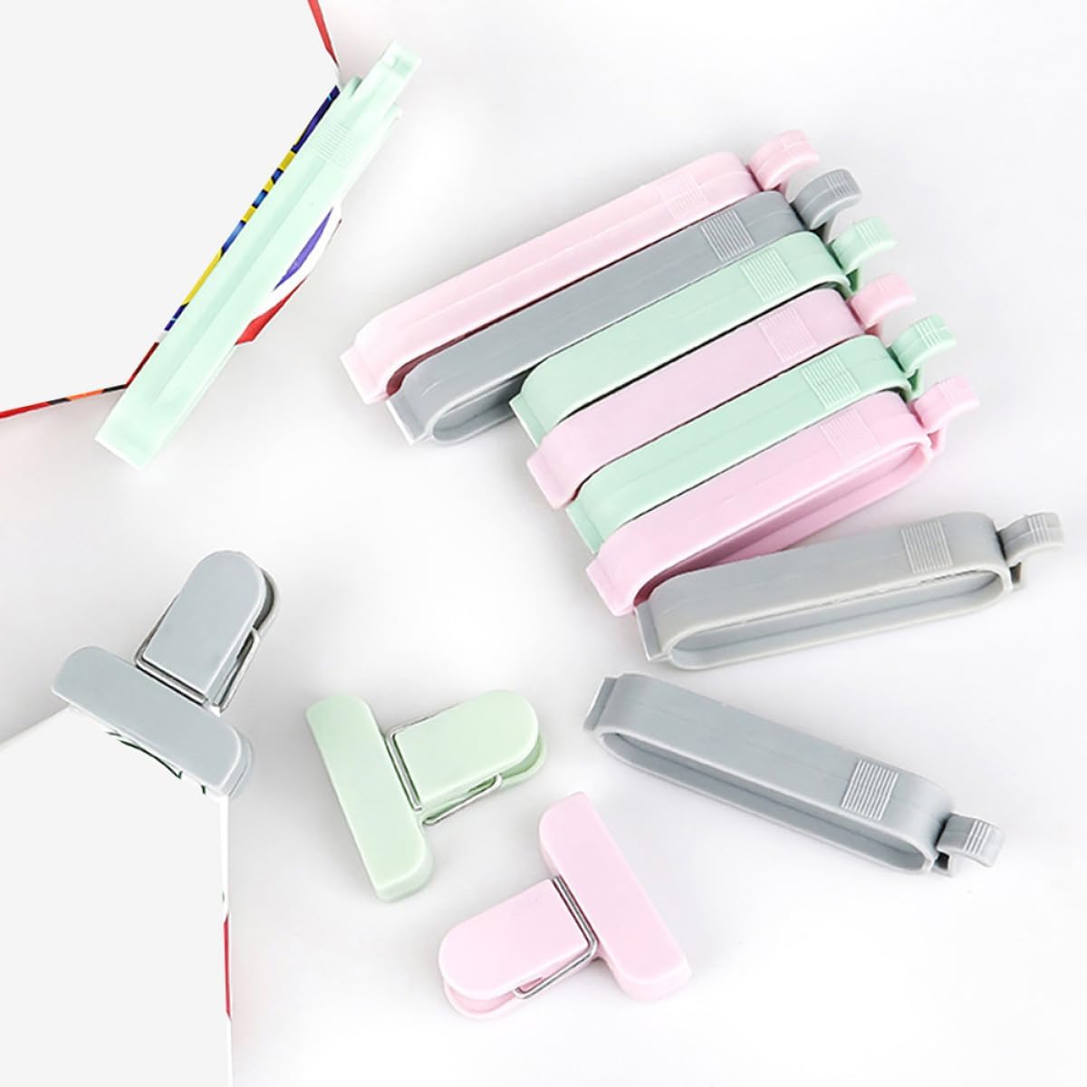 12pcs Mixed Color Plastic Seal - Food Snacks Chips recension och pris