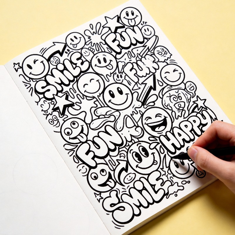 One Line Drawing and Copying G - Food And Snacks Coloring Book recension och pris