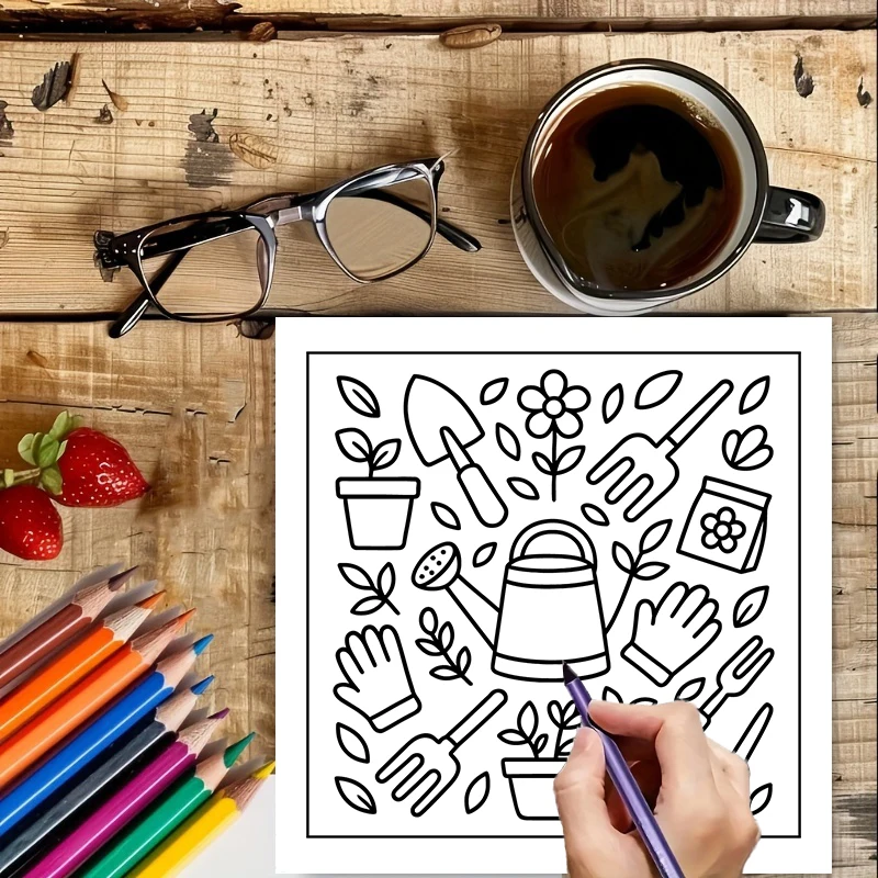 Cozy Pattern Coloring Book for - Food And Snacks Coloring Book recension och pris