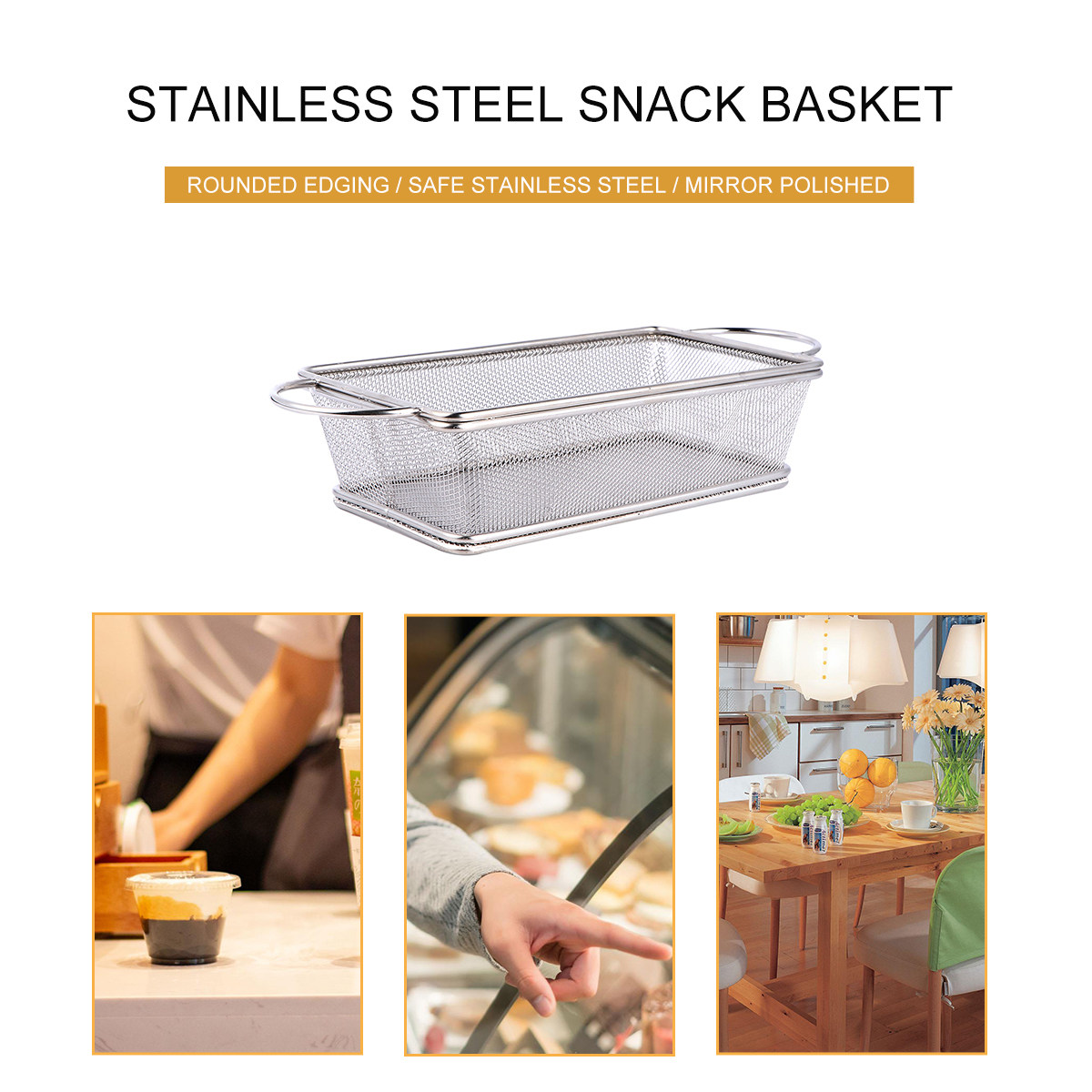 Stainless Steel Snack Basket T - Food Snacks Chips recension och pris