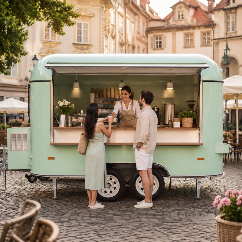 Food Truck Trailer Street Cate - Food Truck With Snacks recension och pris