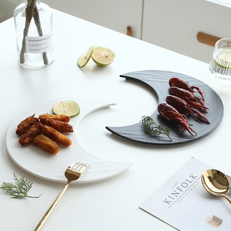 Creative Crescent Ceramic West - Food Snacks That Are Black recension och pris