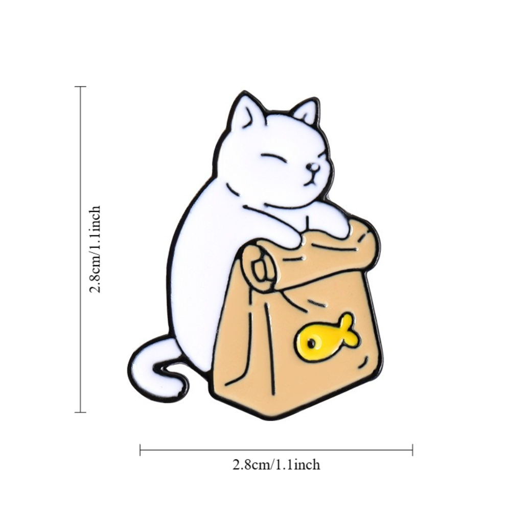 Cute Black and White Cat Anima - Food Snacks That Are Black recension och pris