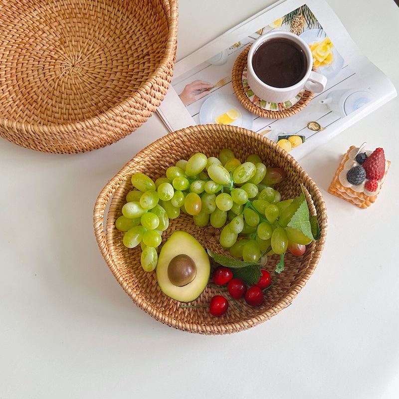 Vietnam Rattan Fruit Plate Bre - Food Snacks With Fiber recension och pris