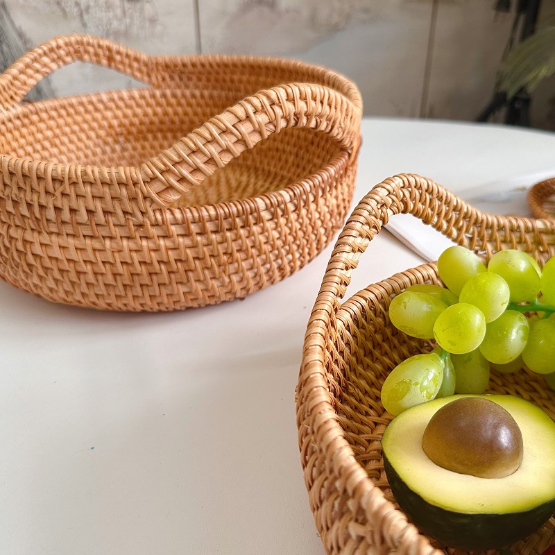 Vietnam Rattan Fruit Plate Bre - Food Snacks With Fiber recension och pris
