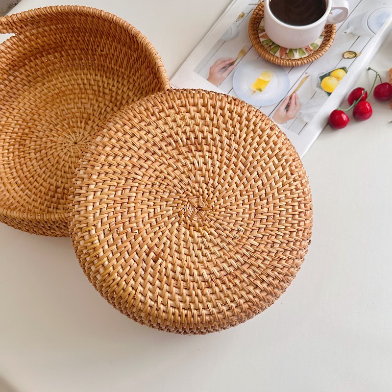 Vietnam Rattan Fruit Plate Bre - Food Snacks With Fiber recension och pris