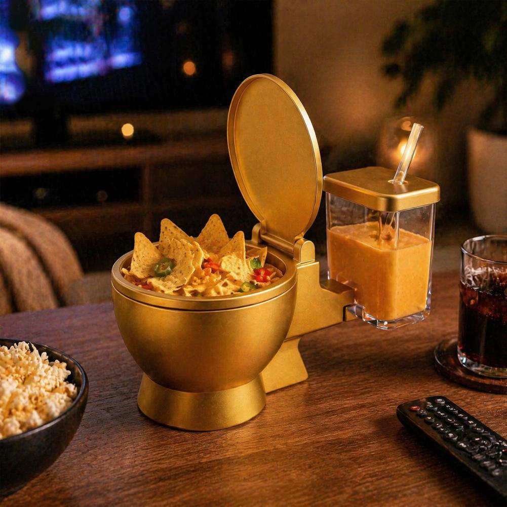 Toilet Shaped Ramen Bowl Set,  - Food Snacks Drinks recension och pris