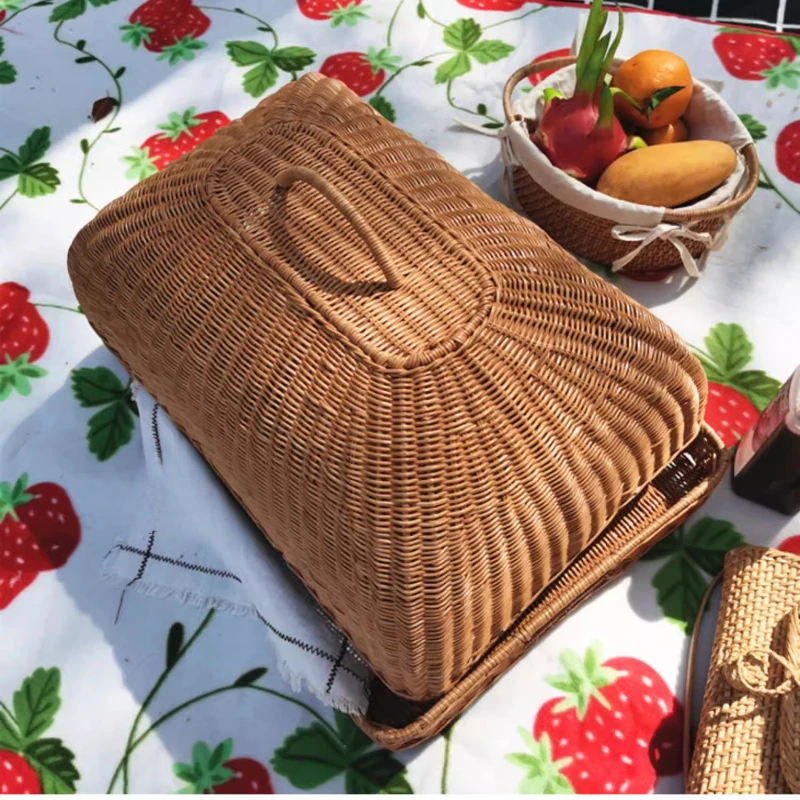 Retro Imitation Rattan Meal Co - Food Snacks With Fiber recension och pris