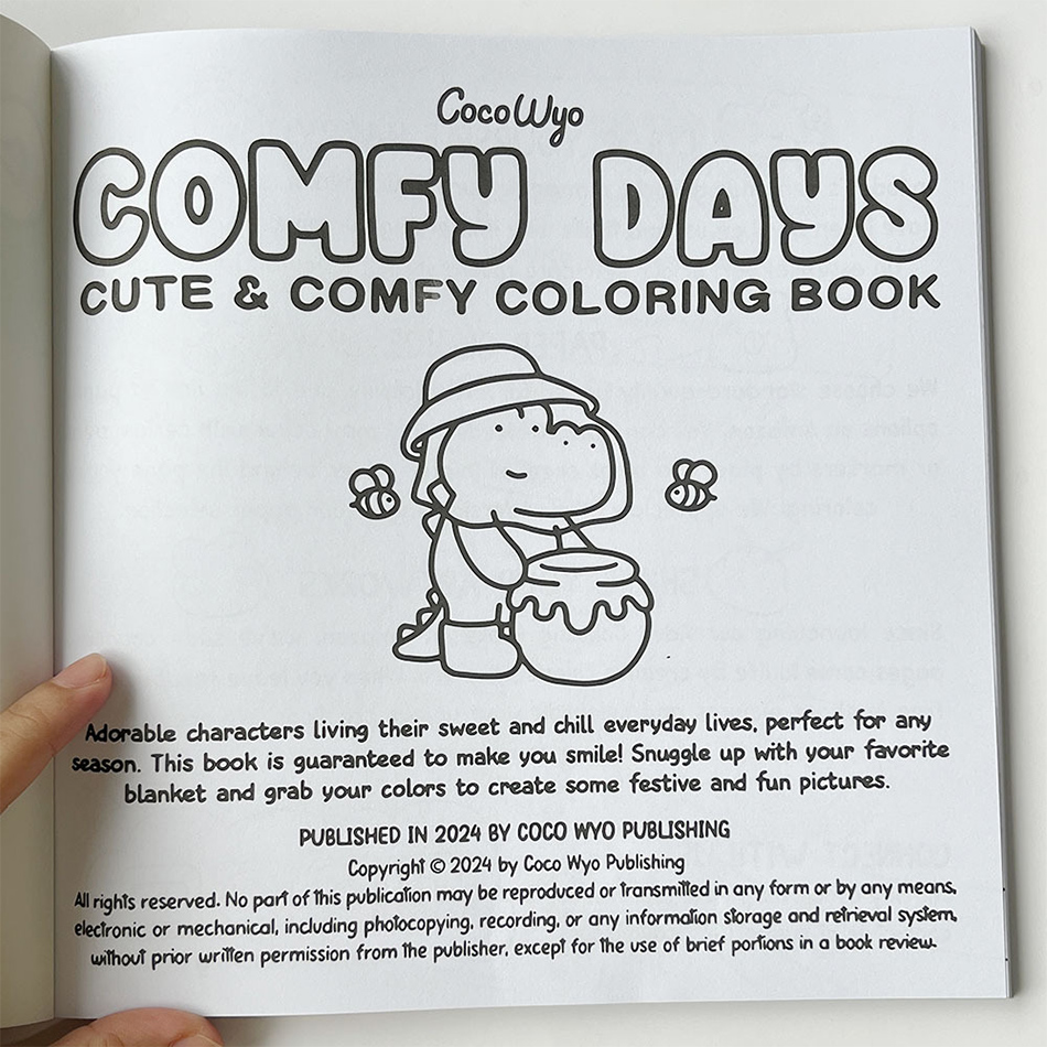 COZY FRIENDS Coloring Book For - Food And Snacks Coloring Book recension och pris